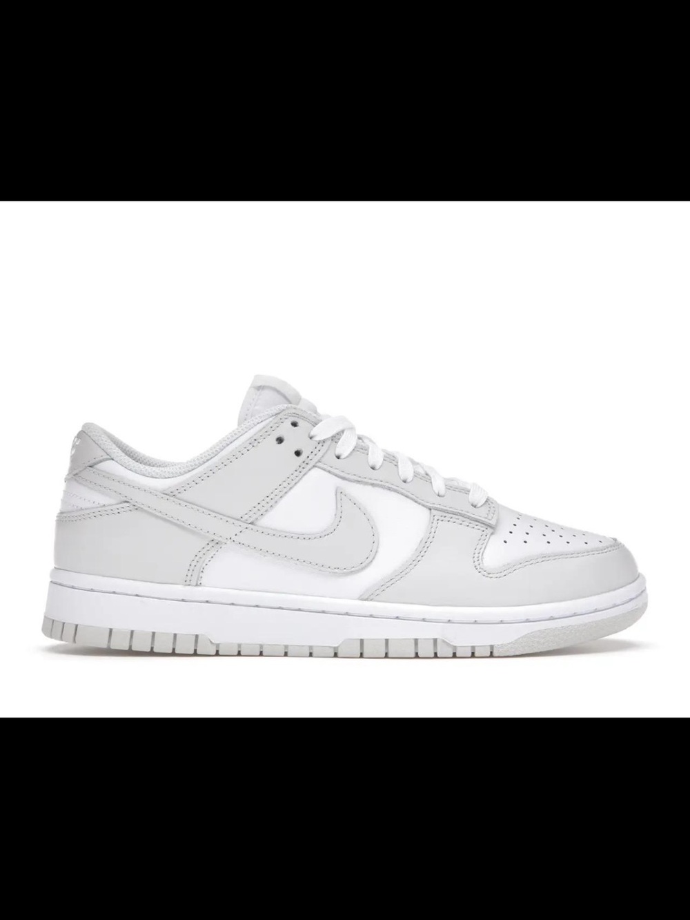 Nike White and Light white/grey  Low-Top Sneakers size 8.5 women’s